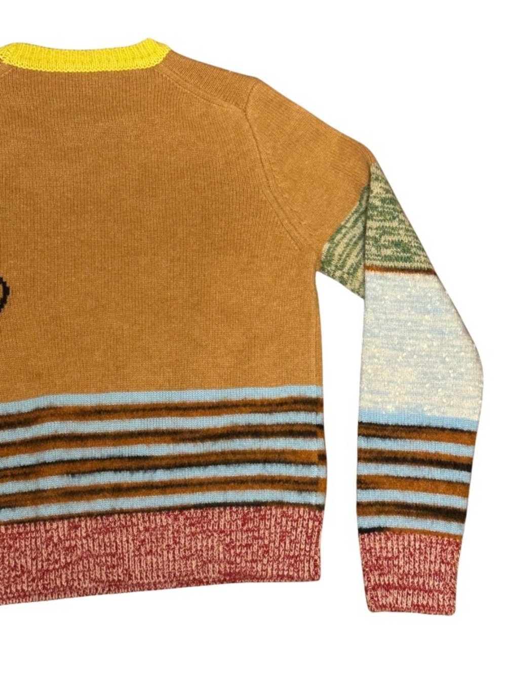 NWT Marc Jacobs Tattoo Crewneck Sweater Wool Alpaca Stripe Size S $475 AUTHENTIC - Picture 10 of 12